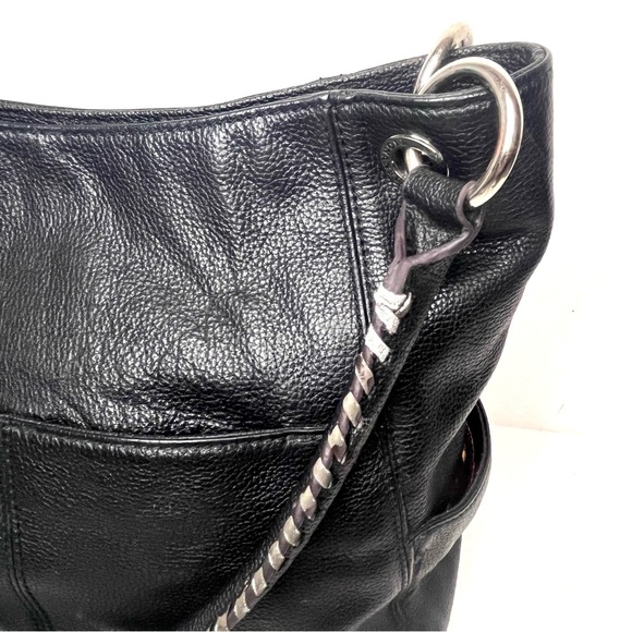 Tignanello Black Leather Bag - Picture 8 of 16